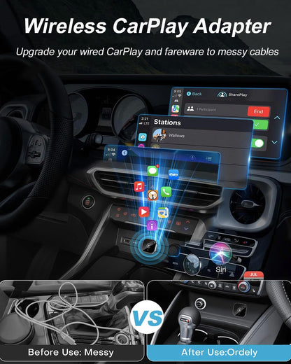 Found™ Wireless Carplay & Android Auto Device